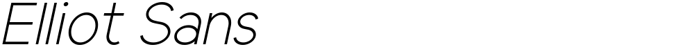 Elliot Sans