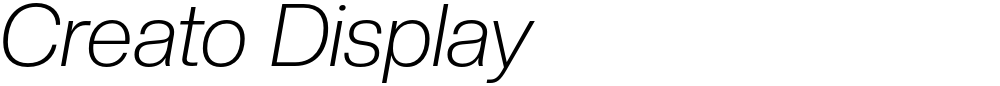 Creato Display