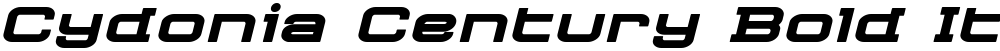 Cydonia Century Bold Italic