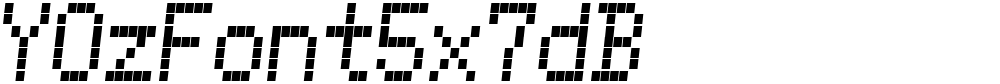 YOzFont5x7dB