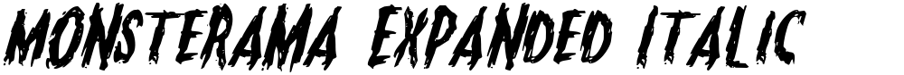 Monsterama Expanded Italic