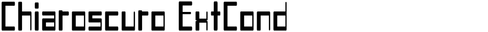 Chiaroscuro ExtCond