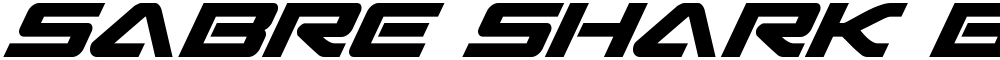 Sabre Shark Bold Semi-Condensed