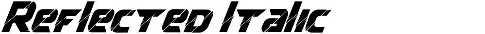 Reflected Italic