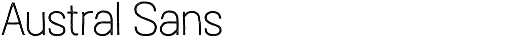 Austral Sans