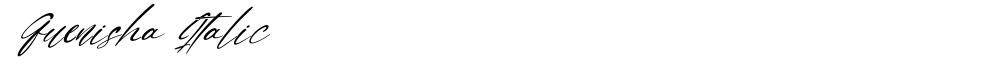 Quenisha Italic