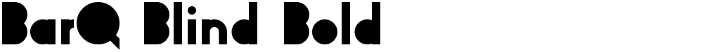 BarQ Blind Bold