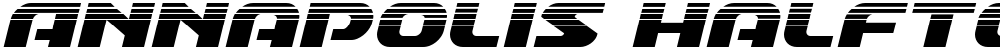 Annapolis Halftone Italic