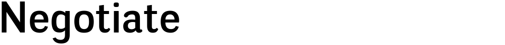 Negotiate