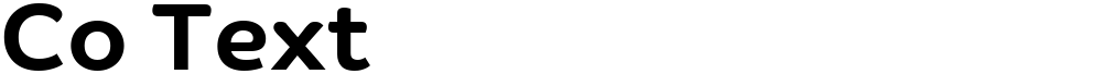 Co Text