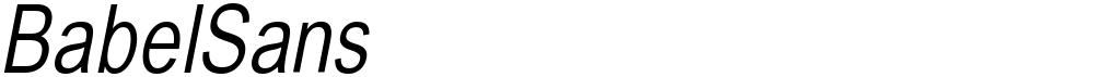 BabelSans