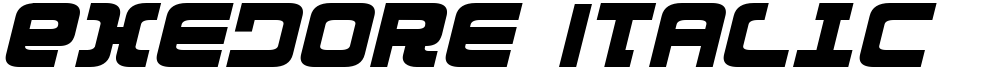 Exedore Italic