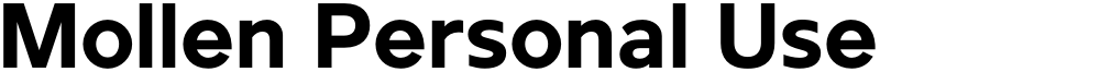 Mollen Personal Use