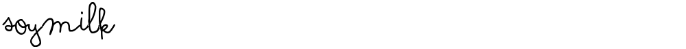 Soymilk