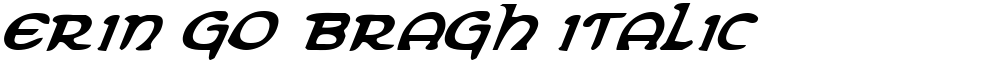Erin Go Bragh Italic
