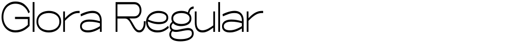 Glora Regular