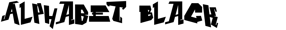 Alphabet Black