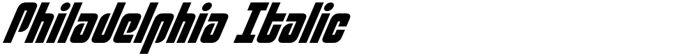 Philadelphia Italic