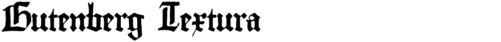 Gutenberg Textura