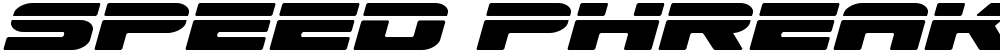 Speed Phreak Semi-Italic