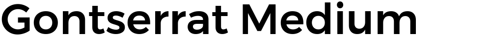 Gontserrat Medium