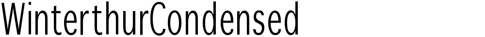 WinterthurCondensed