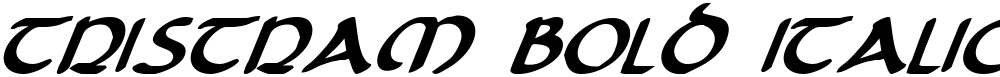 Tristram Bold Italic