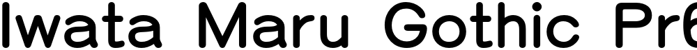 Iwata Maru Gothic Pr6N
