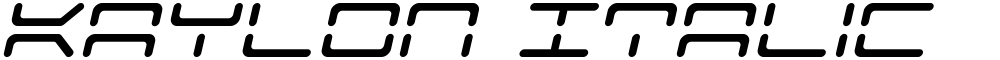 Kaylon Italic