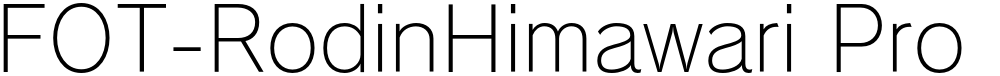 FOT-RodinHimawari Pro