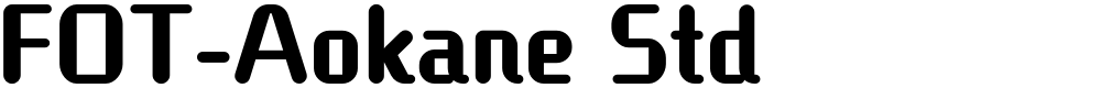 FOT-Aokane Std