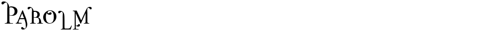Parolm