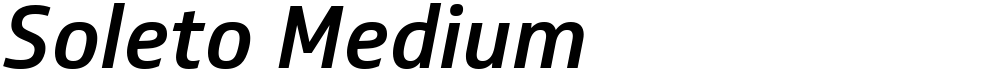 Soleto Medium