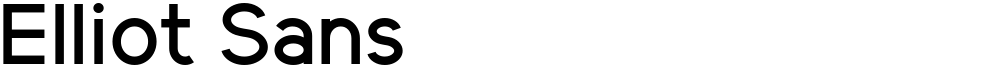 Elliot Sans