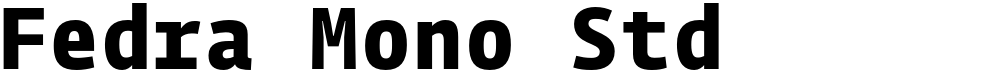 Fedra Mono Std