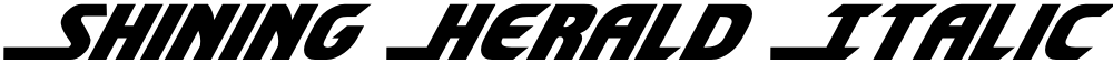 Shining Herald Italic