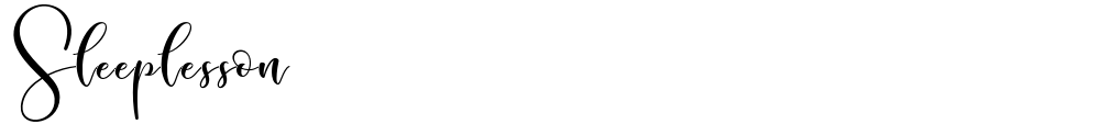 Sleeplesson