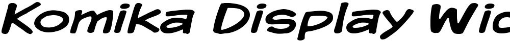 Komika Display Wide