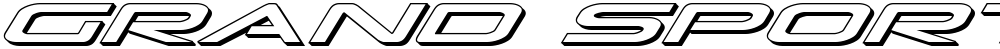 Grand Sport 3D Italic