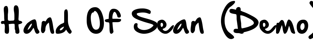 Hand Of Sean (Demo)