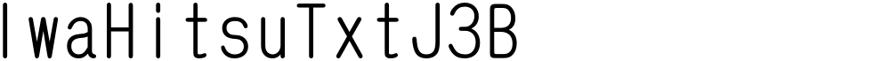 IwaHitsuTxtJ3B