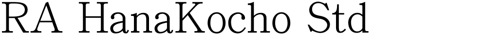 RA HanaKocho Std