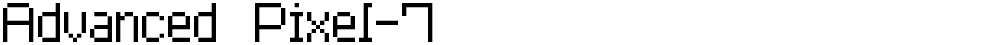 Advanced Pixel-7