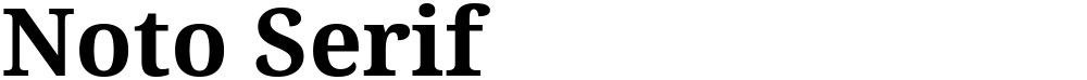 Noto Serif