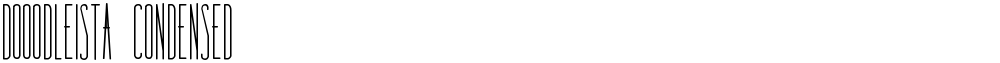Dooodleista Condensed