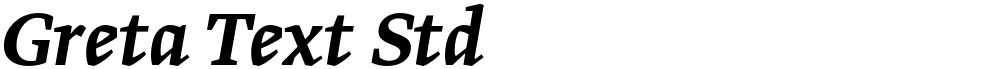 Greta Text Std