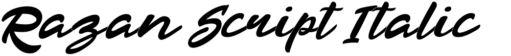 Razan Script Italic