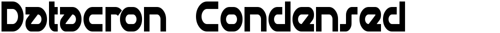 Datacron Condensed