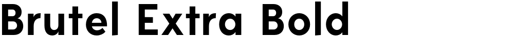 Brutel Extra Bold