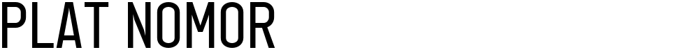 Plat Nomor